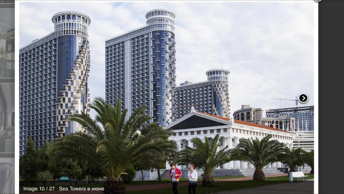 Apartment Sea Tower Khimshiashvili 15 Batumi Exteriör bild
